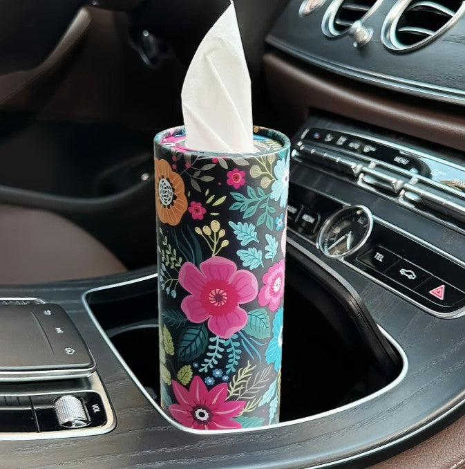 Car Cup Holder Tissues- Floral series