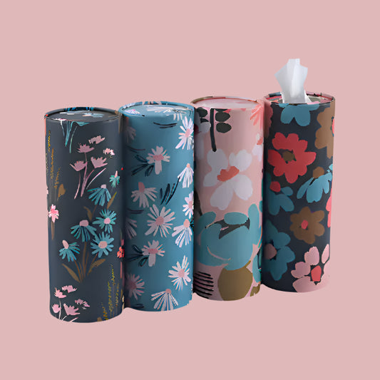 Car Cup Holder Tissues- Floral series